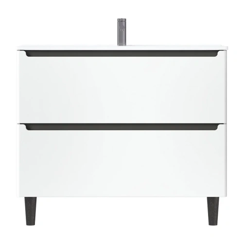 Тумба под раковину 1MarKa Coda Ц0000042343 85х47х89 цвет белый