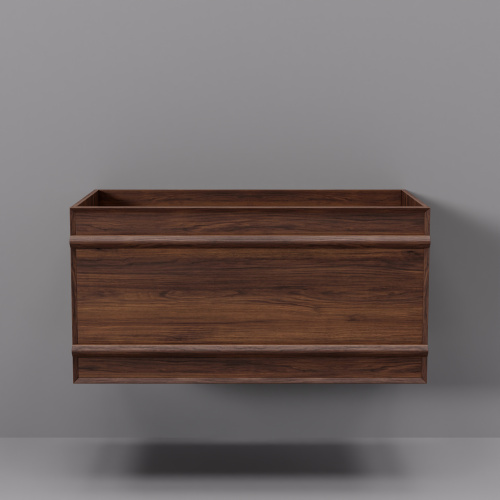 Тумба под раковину ArtDecco Bridget (Бриджит) ABR08W22S000 80x45x40 подвесная цвет черный орех