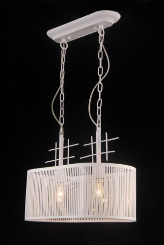 Люстра подвесная Natali Kovaltseva AMSTERDAM (АМСТЕРДАМ) AMSTERDAM 81053-2C SATIN WHITE