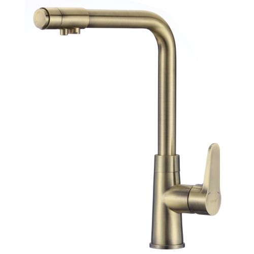 Смеситель для кухни Savol S-L1804C на мойку бронза
