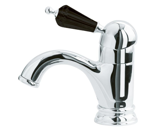 Смеситель Boheme Tradizionale Nero 241 на раковину хром