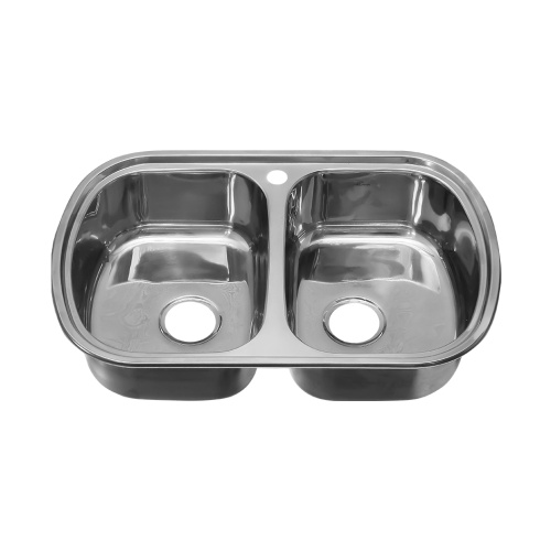 Кухонная мойка Melana 229 ti (*7) 77x49 цвет хром