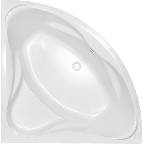 Ванна акриловая C-Bath CBS001002 130х130 угловая четверть круга