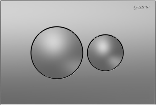 Клавиша смыва механическая Loranto 7311 цвет хром матовый