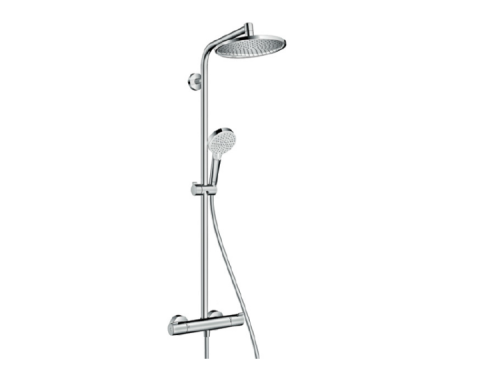 Душевая стойка Hansgrohe Crometta S 27268000 настенная цвет хром Душевая стойка Hansgrohe Crometta S 27268000 настенная цвет хром