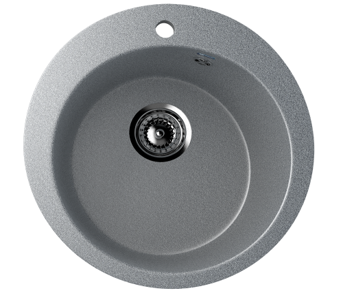 Кухонная мойка Ulgran Classic U-405-309 49,5х49,5 цвет темно-серый