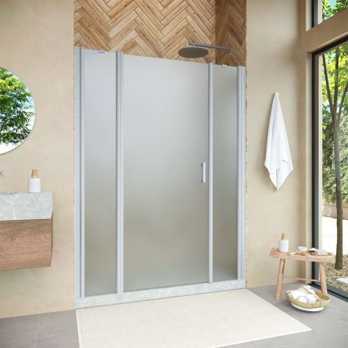 Душевая дверь Vegas-Glass EP-2F NOVO EP-2F NOVO 210 07 10 L 210х190 стекло матовое профиль хром