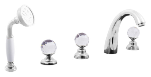 Смеситель RavSlezak BRILLIANCE BRILLIANCE176.5P на борт ванны хром