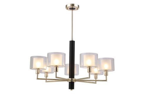 Люстра на штанге Crystal Lux Maestro (Маестро) MAESTRO SP-PL7 GOLD