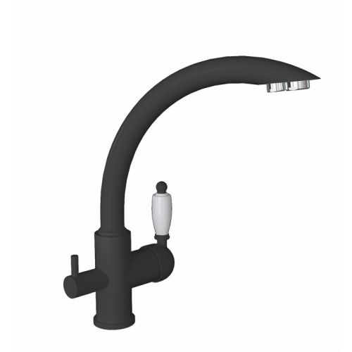 Смеситель для кухни Florentina Шале 333.25H.2113.302 на мойку черный