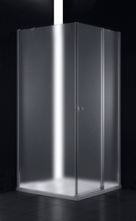 Душевой уголок Cezares ELENA ELENA-W-A-12-90-P-Cr-R 90х90 стекло рифленое профиль хром глянцевый без поддона