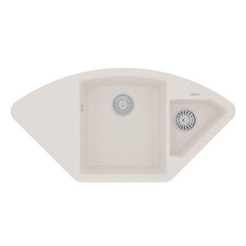 Кухонная мойка LeMark Irkana 980 9910046 98х50 цвет белый