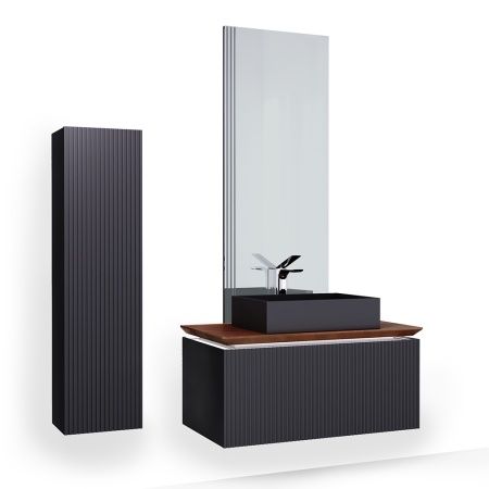 Зеркало в ванную Jorno STRONG Str.02.57/P/A 57х144 цвет белый - фото 2