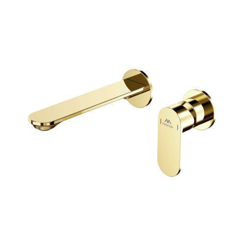 Смеситель для раковины Fashun A1185-35 настенный золото