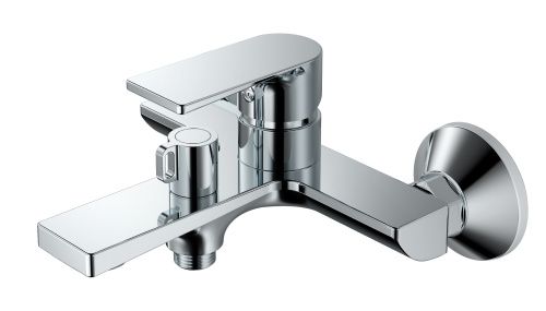 Смеситель для ванны и душа Belz B679 B60679 настенный хром