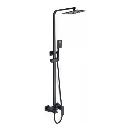 Душевая стойка D-Lin H10A24 настенная цвет черный