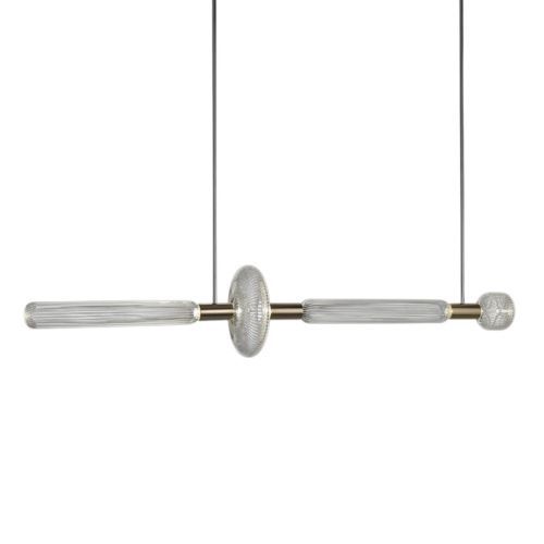 Светильник подвесной Delight Collection MJ6061P/D gold/clear