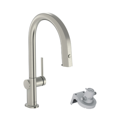 Смеситель для кухни Hansgrohe Aqittura 76803800 на мойку вороненая сталь