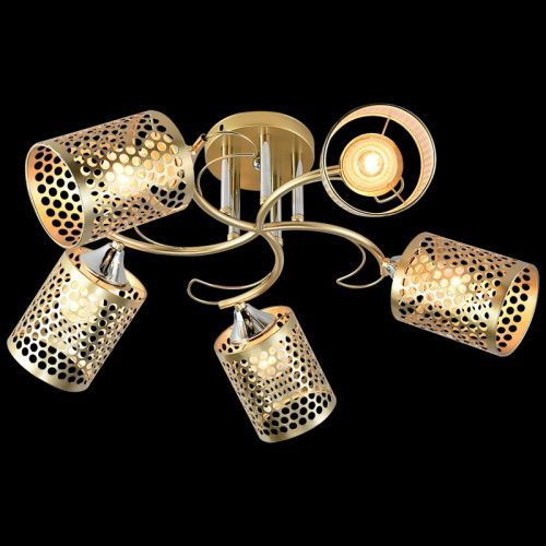 Люстра на штанге Reluce 01322-0.3-05 MATT GOLD+CR