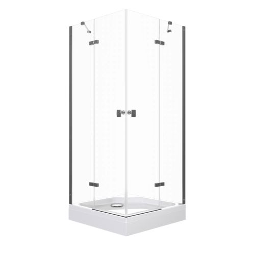 Душевой уголок Тритон Дельта Щ0000054215 90х90 стекло прозрачное профиль хром с поддоном