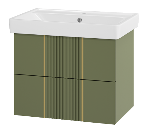 Тумба под раковину Brevita Vega VEG-09070-0802Я 64х43х50 подвесная