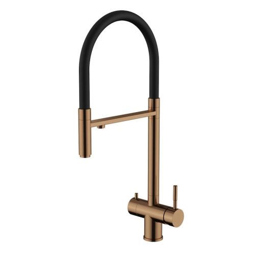 Смеситель для кухни Knotlor Infinity SS-16/RB на мойку бронза