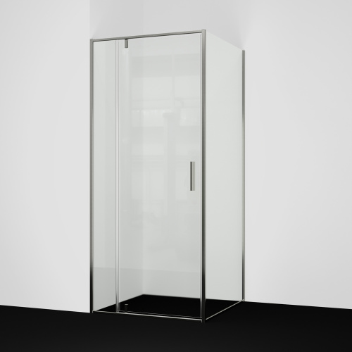 Душевой уголок WasserKRAFT Spree 14P 14P19 100х100 стекло прозрачное профиль никель без поддона