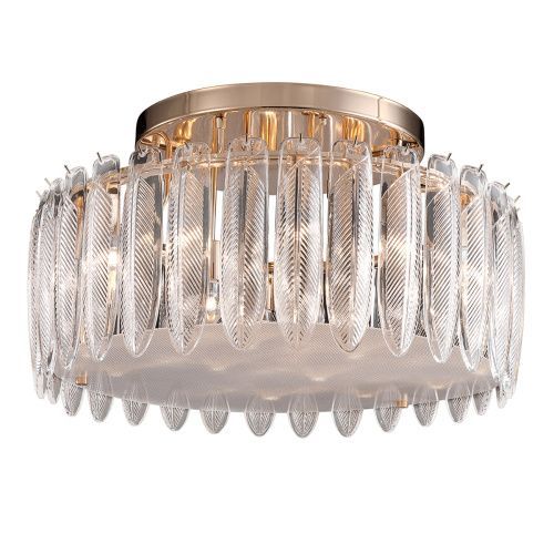 Люстра потолочная Delight Collection Piuma (Пиума) MX22027002-D85 gold
