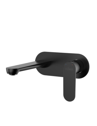 Смеситель Cezares STYLUS STYLUS-BLI1-NOP-W0 настенный черный матовый без термостата