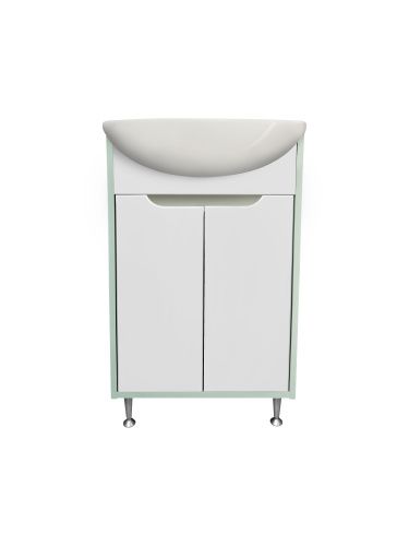 Тумба под раковину Runo Эконова 00-00004657 60х30 напольная цвет белый