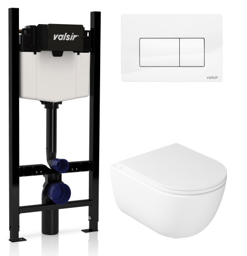 Комплект унитаз с инсталляцией Valsir KIT VSWG 7334 Slim P1