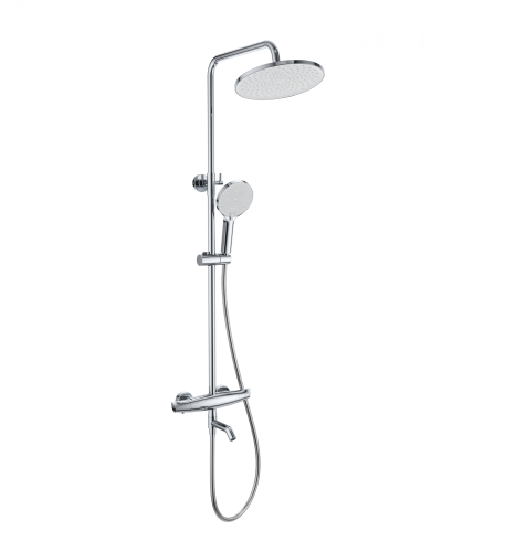 Душевая стойка Wonzon & Woghand Capsule WW-B3031-A3-CR настенная цвет хром