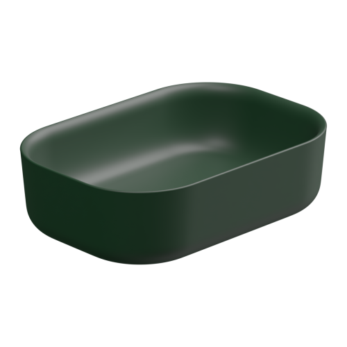 Раковина GSG Ceramic Design Hit! 60см HILAVRE60036 накладная цвет болотный