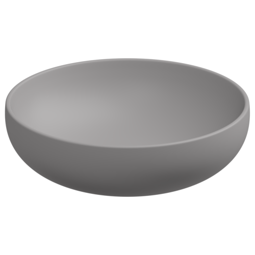 Раковина GSG Ceramic Design Easy 45см EALAVRO45038 накладная цвет серый