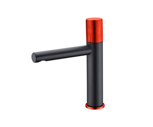 Смеситель Bronze de Luxe AVANTGARDE 2010RH на раковину черный/красный