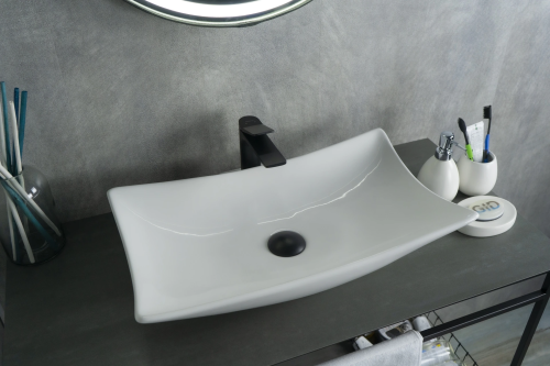Раковина Gid Creativo 56 см N9176 (51129) накладная цвет белый