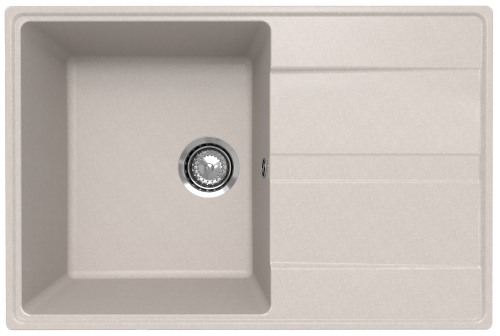 Кухонная мойка Ulgran Quartz Prima 750-10 75х50 цвет песок