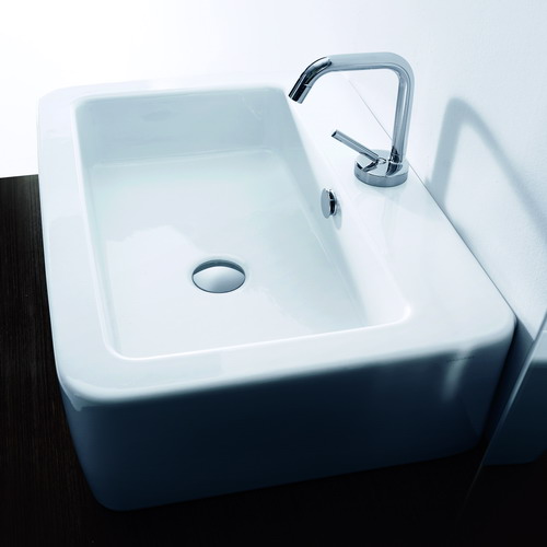 Раковина Kerasan EGO 60 см 324201*1 подвесная цвет белый