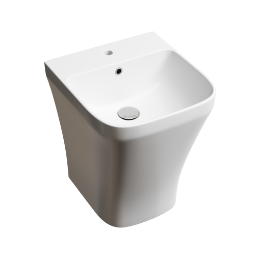 Раковина из сантехнического фарфора Ceramica Nova DION 37 см CN6067 подвесная цвет белый