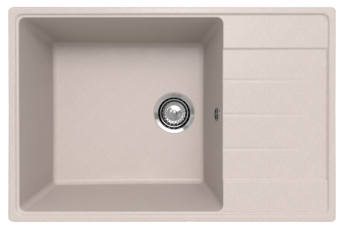 Кухонная мойка Ulgran Quartz Prima 760-10 76х50 цвет песок