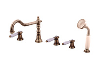 Смеситель RavSlezak MK564.5PSM на борт ванны бронза