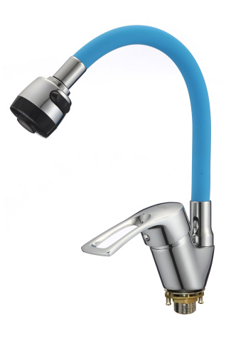 Смеситель для кухни D-Lin D150422-6T на мойку синий