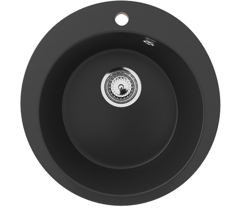 Кухонная мойка Ulgran Classic U-405-344 49,5х49,5 цвет черный