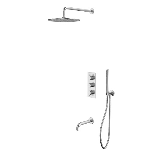 Душевая система Whitecross Y brushed nickel YSET11NIB встраиваемая