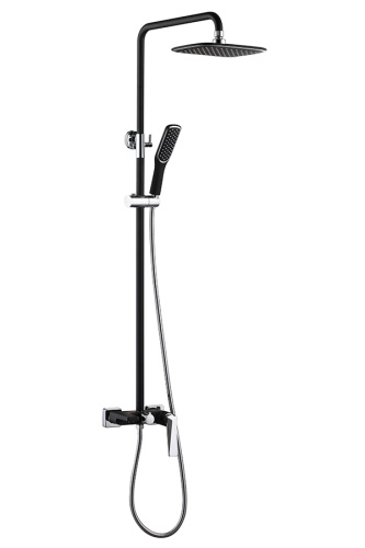 Душевая стойка Boheme Venturo 378-B настенная цвет черный