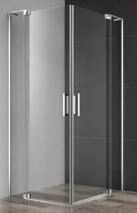 Душевой уголок Cezares SLIDER SLIDER-A-2-80/90-C-Cr 80х80 стекло прозрачное 8 мм