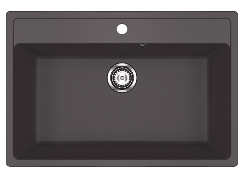 Кухонная мойка Ulgran Classic U-600-345 76х51 цвет коричневый
