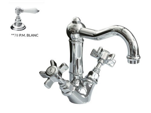 Смеситель Nicolazzi P. Mont Blanc 1432 BZ 78 на раковину/столешницу бронза