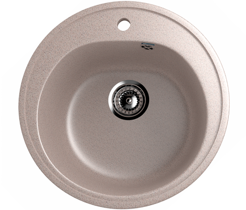 Кухонная мойка Ulgran Classic U-101-302 50х50 цвет песочный