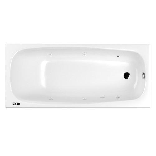 Ванна гидромассажная Whitecross LAYLA 0102.170075.100.SOFT.CR 170х75  прямоугольная